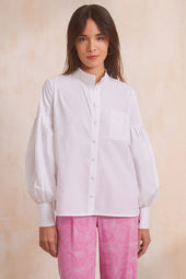 Blouse Fabuleuse en coton Blanc Innocent - Soi Paris