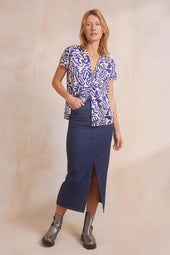 Chemisette Fusion Bleu - Soi Paris