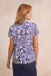 Chemisette Fusion Bleu - Soi Paris