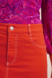 Jupe Circé Orange Passion - Soi Paris