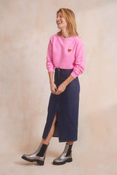 Jupe Longue Denim Brut - Soi Paris