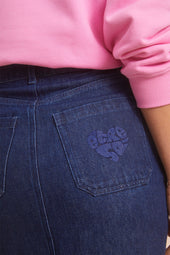 Jupe Longue Denim Brut - Soi Paris