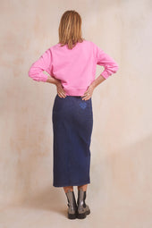 Jupe Longue Denim Brut - Soi Paris
