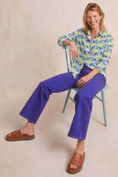 Pantalon Idéaliste Violet Royal - Soi Paris