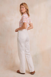 Pantalon Idéaliste Blanc Innocent - Soi Paris