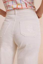 Pantalon Idéaliste Blanc Innocent - Soi Paris