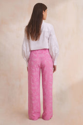 Pantalon Olympe en soie Rivière Bubble - Soi Paris