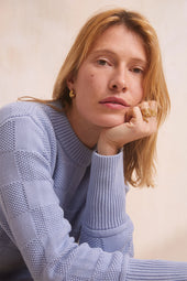 Pull Hélios Bleu Nuage - Soi Paris