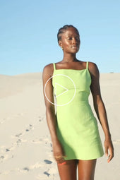 Robe CassiopÃ©e Vert Avocat - Soi Paris