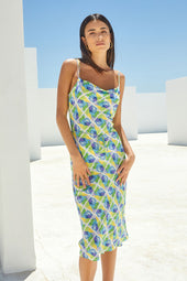 Robe Fatale en soie Positano - Soi Paris