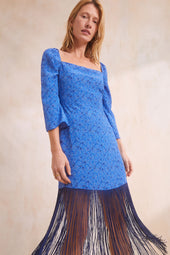 Robe Sérénade en soie La Mer - Soi Paris
