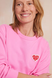 Sweat en coton Être Soi Rose Blush - Soi Paris