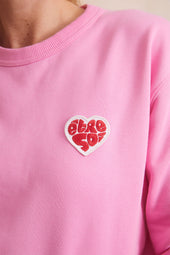 Sweat en coton Être Soi Rose Blush - Soi Paris