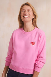 Sweat en coton Être Soi Rose Blush - Soi Paris