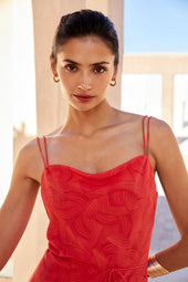 Robe Fatale en soie Rivière Grenadine - Soi Paris