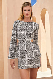 Robe Isabella Fusion Noir et Blanc - Soi Paris