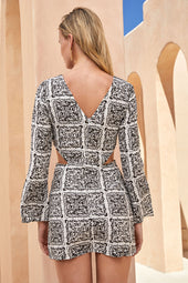 Robe Isabella Fusion Noir et Blanc - Soi Paris