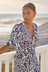 Robe Muse Fusion Bleu - Soi Paris