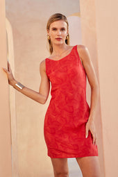 Robe Nectar en soie Rivière Grenadine - Soi Paris