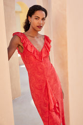 Robe Passion en soie Rivière Grenadine - Soi Paris