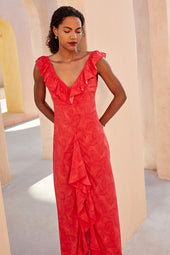 Robe Passion en soie Rivière Grenadine - Soi Paris