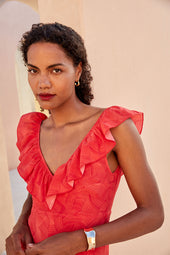 Robe Passion en soie Rivière Grenadine - Soi Paris