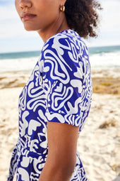 Robe Rivage Fusion Bleu - Soi Paris