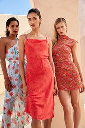 Robe Fatale en soie Rivière Grenadine - Soi Paris