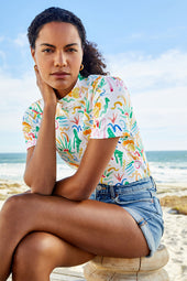 Top Ariane en coton Hawaï - Soi Paris