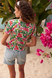 T-shirt Paresseuse en coton Copacabana - Soi Paris