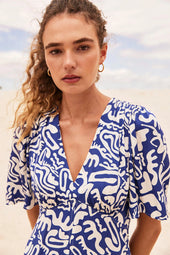 Robe Muse Fusion Bleu - Soi Paris