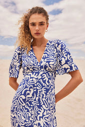 Robe Muse Fusion Bleu - Soi Paris