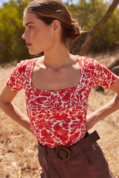 T-shirt Paresseuse en coton Havana - Soi Paris