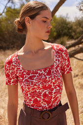 T-shirt Paresseuse en coton Havana - Soi Paris