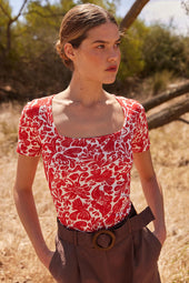 T-shirt Paresseuse en coton Havana - Soi Paris