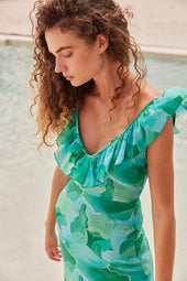 Robe Passiona en soie Provence - Soi Paris