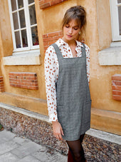 Robe Salopette Carreaux - Soi Paris