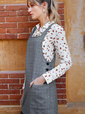 Robe Salopette Carreaux - Soi Paris