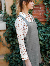 Robe Salopette Carreaux - Soi Paris