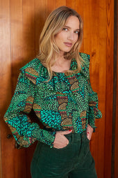 Blouse Séduisante Burger Tropical - Soi Paris