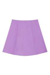 Mini Jupe Lilas en Lyocell - Soi Paris