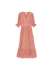 Robe Bohème imprimé Cappadoce Rose - Soi Paris