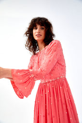 Robe en soie Hortensia - Soi Paris