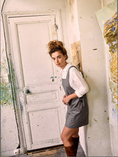 Robe Salopette Carreaux - Soi Paris