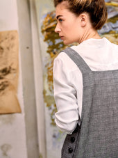 Robe Salopette Carreaux - Soi Paris
