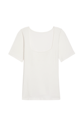 T-shirt Paresseuse en coton Blanc Innocent - Soi Paris